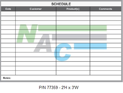 custom printed, custom sized dry erase boards