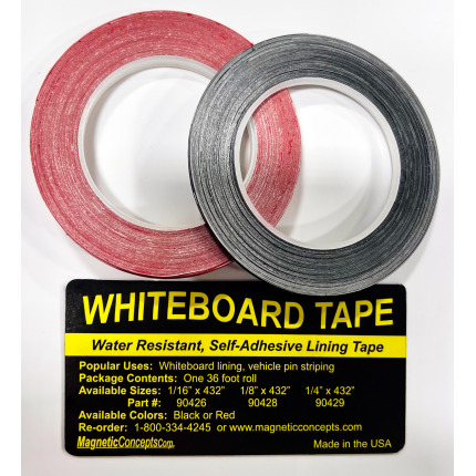 432 inch roll of whiteboard tape for lining